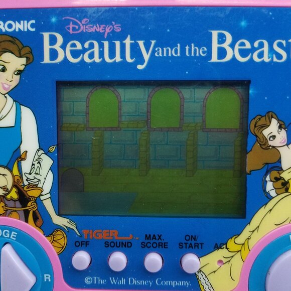 Vintage Disney Beauty and The Beast 1990 Tiger Electronics Handheld Video Game - Picture 3 of 15